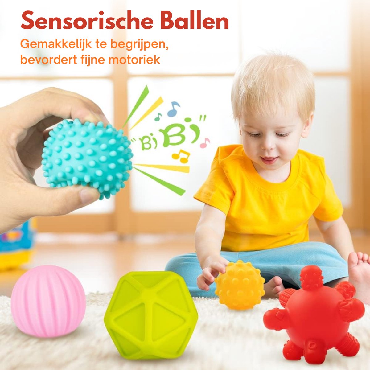 Homeblend Baby Speelgoed - Baby Montessori - Sensorisch Bijt & Stapel Set - 23-delig - Badspeelgoed - Zacht Silicone - Speelgoed 0 jaar - Speelgoed 1 jaar — afbeelding 5