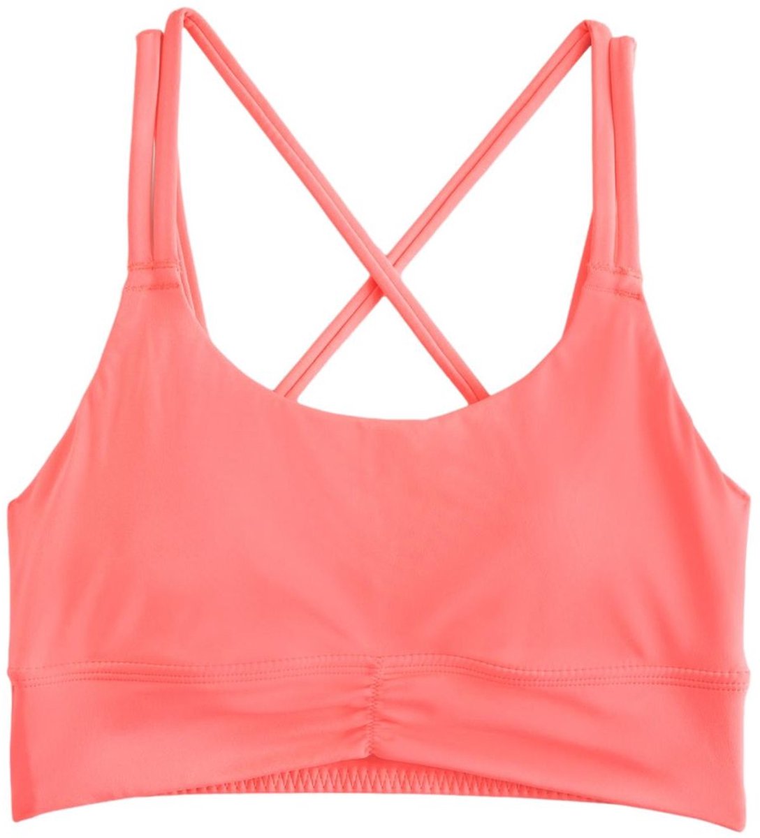 Next Dames - Medium Impact sportbeha met bandjes achterzijde - Roze Coral Pink