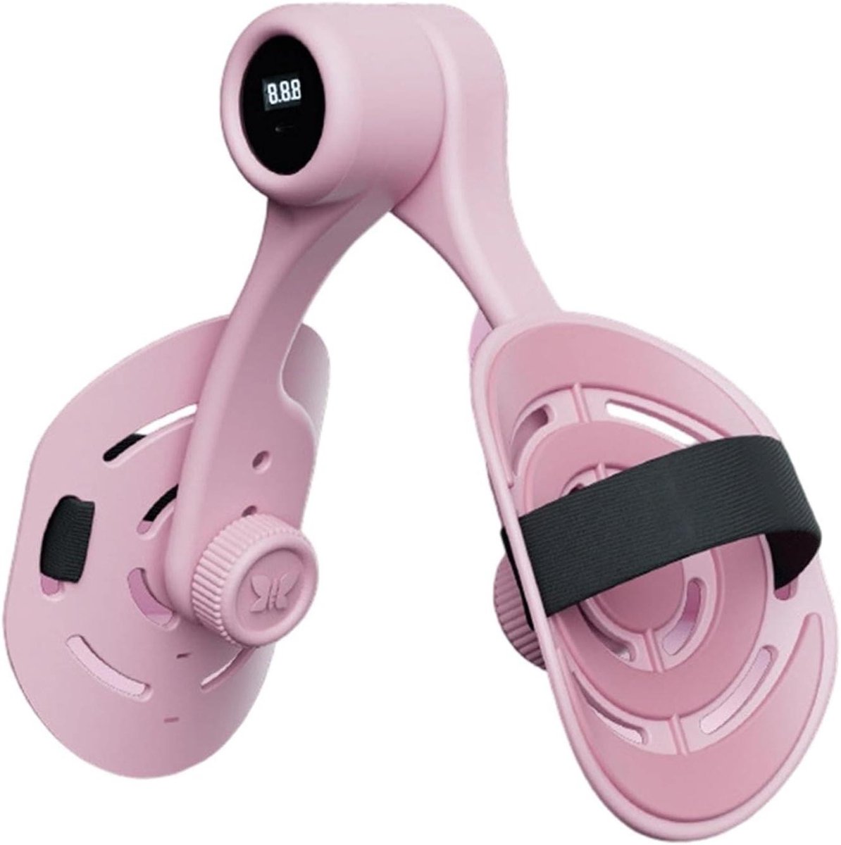 Dijspiertrainer Bekkenbodemtrainer - Binnendijtrainer Beentrainer - Dagelijks Gebruik Thuis - Met Tellerdisplay - 31x25x10.5 cm - Paars