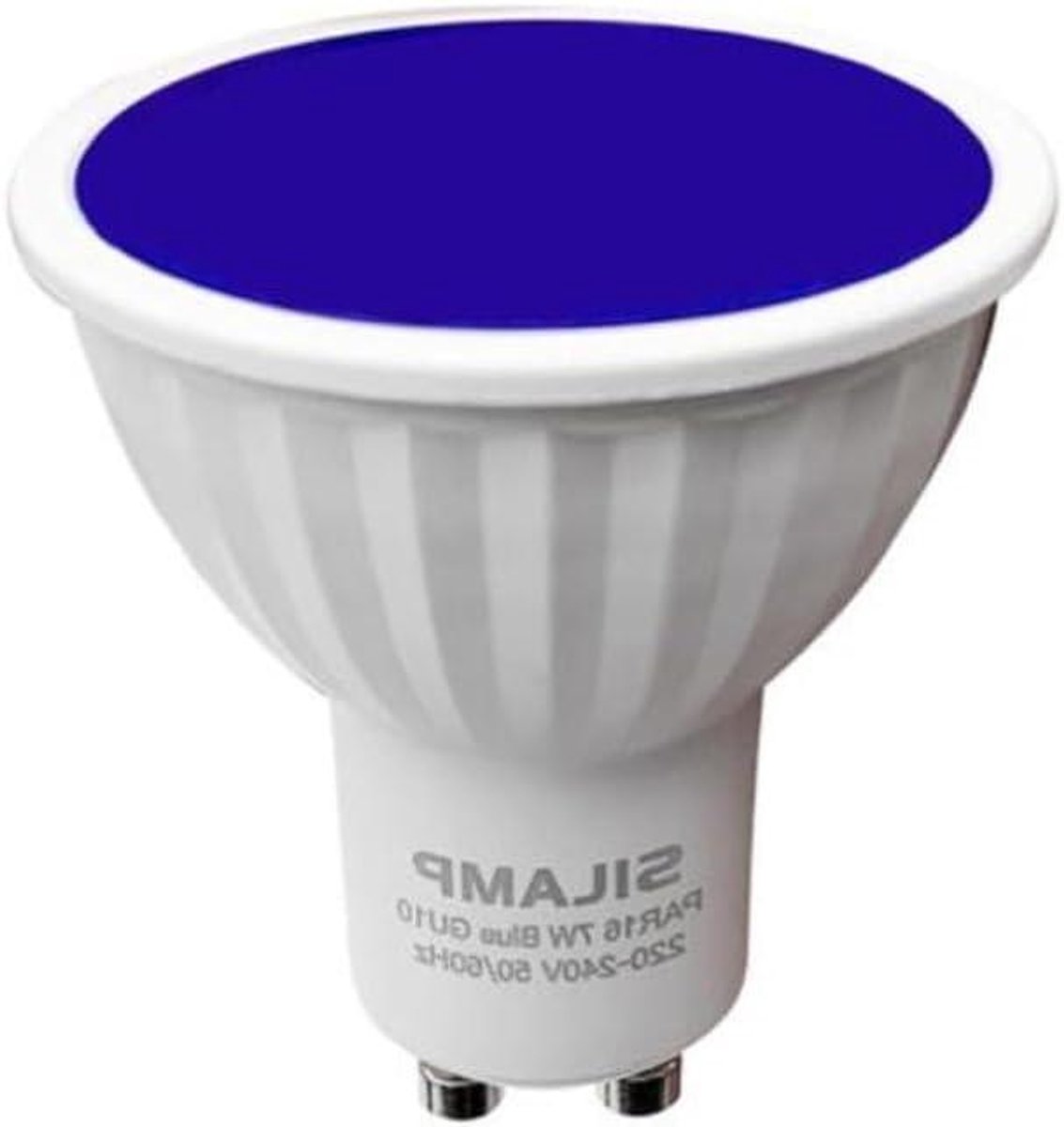 Ledlamp GU10 - Decoratieve lamp - Sfeer creëren - 80 graden stralingshoek - 7 Watt - Blauw