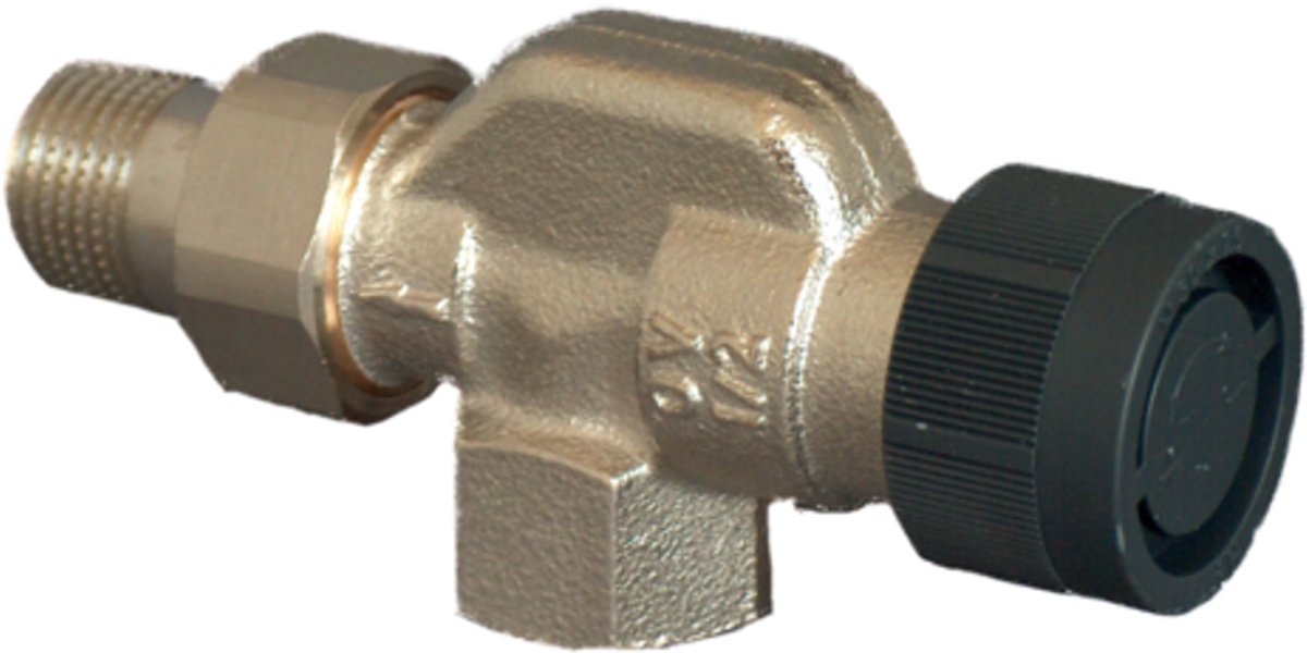 OVENTROP Thermostaatventiel A voorloop axiaal DN 10, Rp 3/8 x R 3/8, PN 10, 1181403