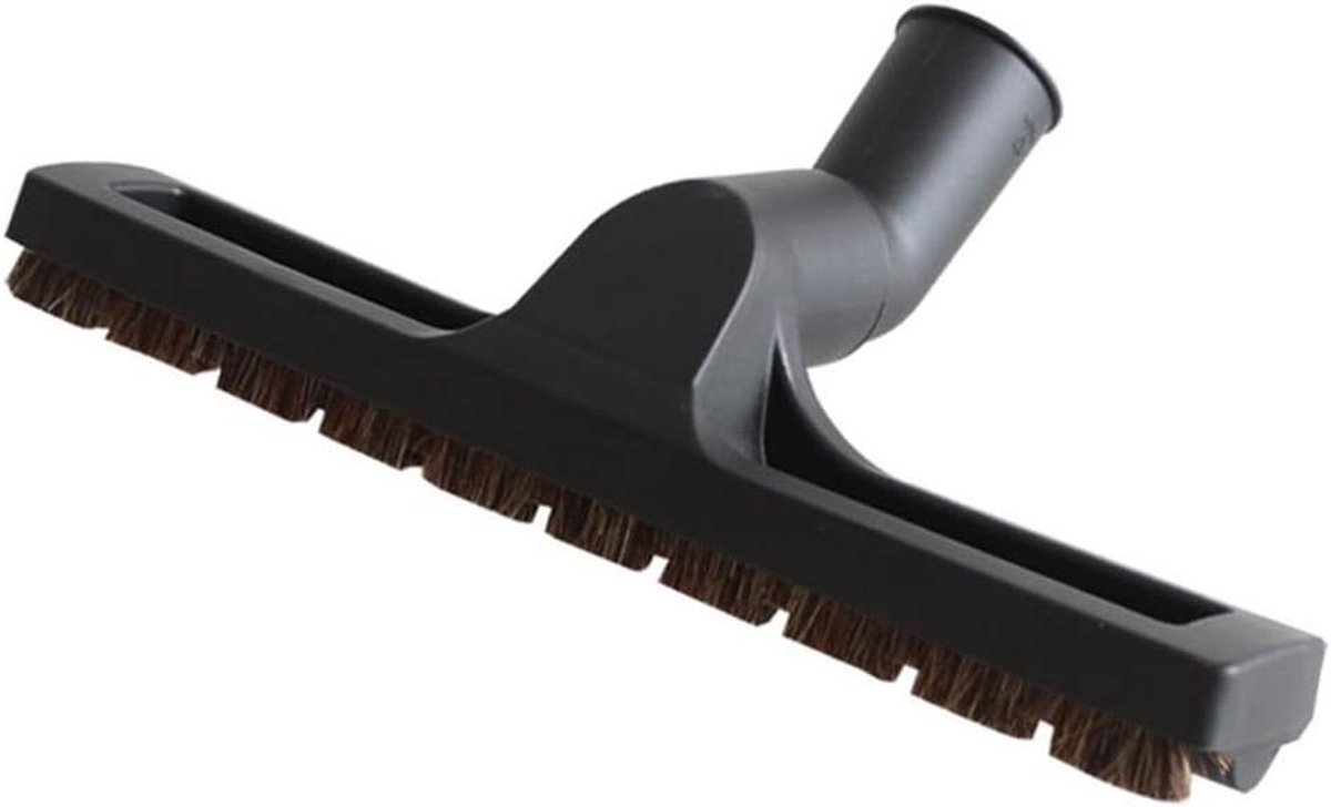 Vloerborstel Stofzuiger - Borstelkop Zuigmond - Meerdere Oppervlaktes Reinigen - Natuurlijke Paardenhaar Borstels - 32 mm - Zwart