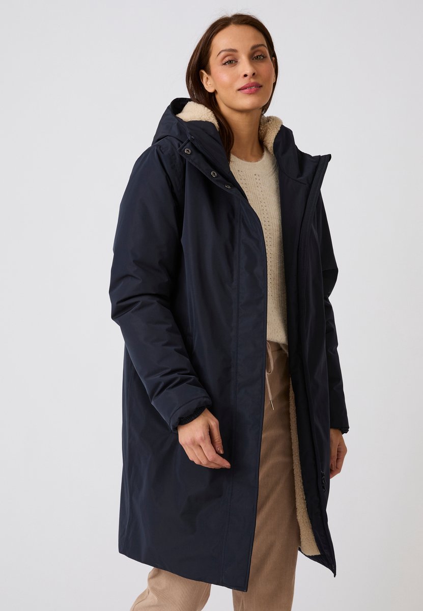 Damart Parka Thermolactyl RainProtect van Damart sherpa gevoerd Dames – 38-40 Blauw