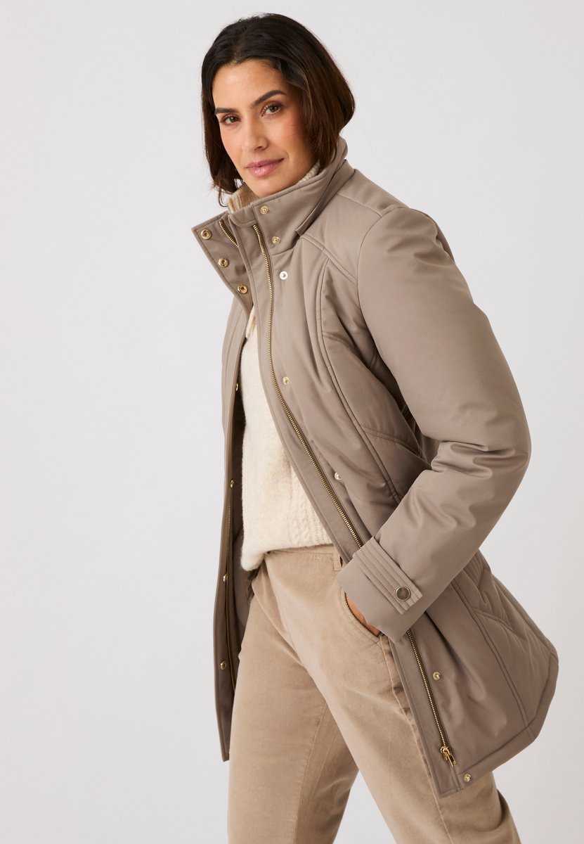 Damart Thermolactyl gewatteerde parka Dames – 50-52 Grijs