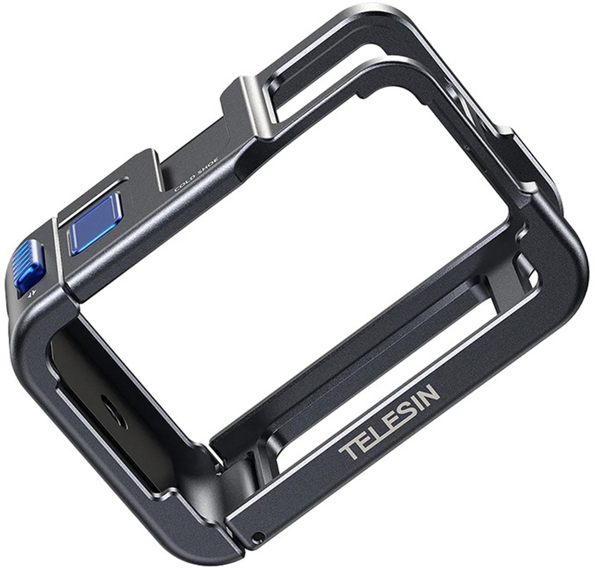Telesin Metalen Behuizing Voor Dji Action 3, 4 En 5, Ideaal Voor Op Reis.