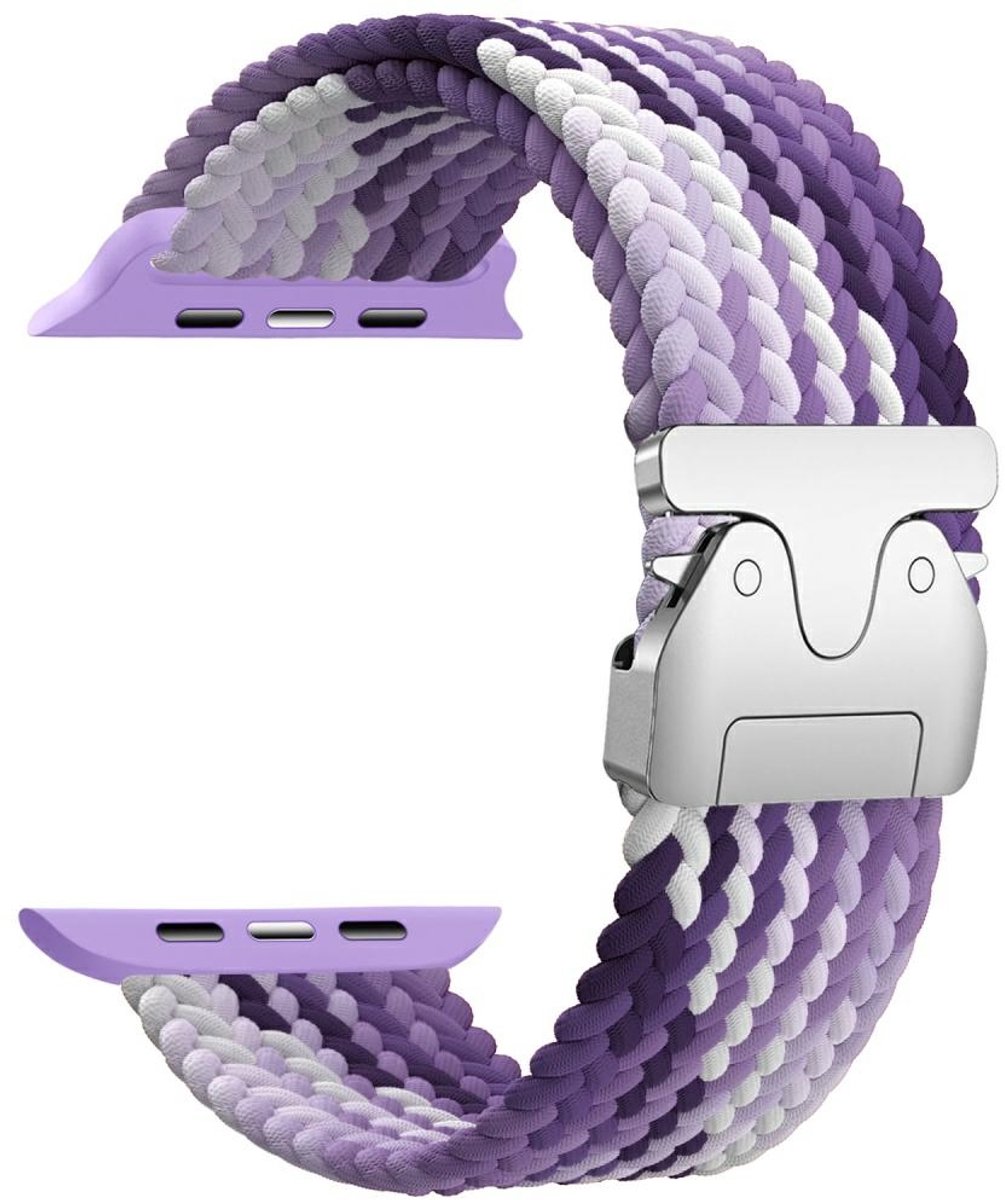 Beline Geweven Nylon Parachutebandje Voor Apple Watch 42 44 45 49Mm Hoog