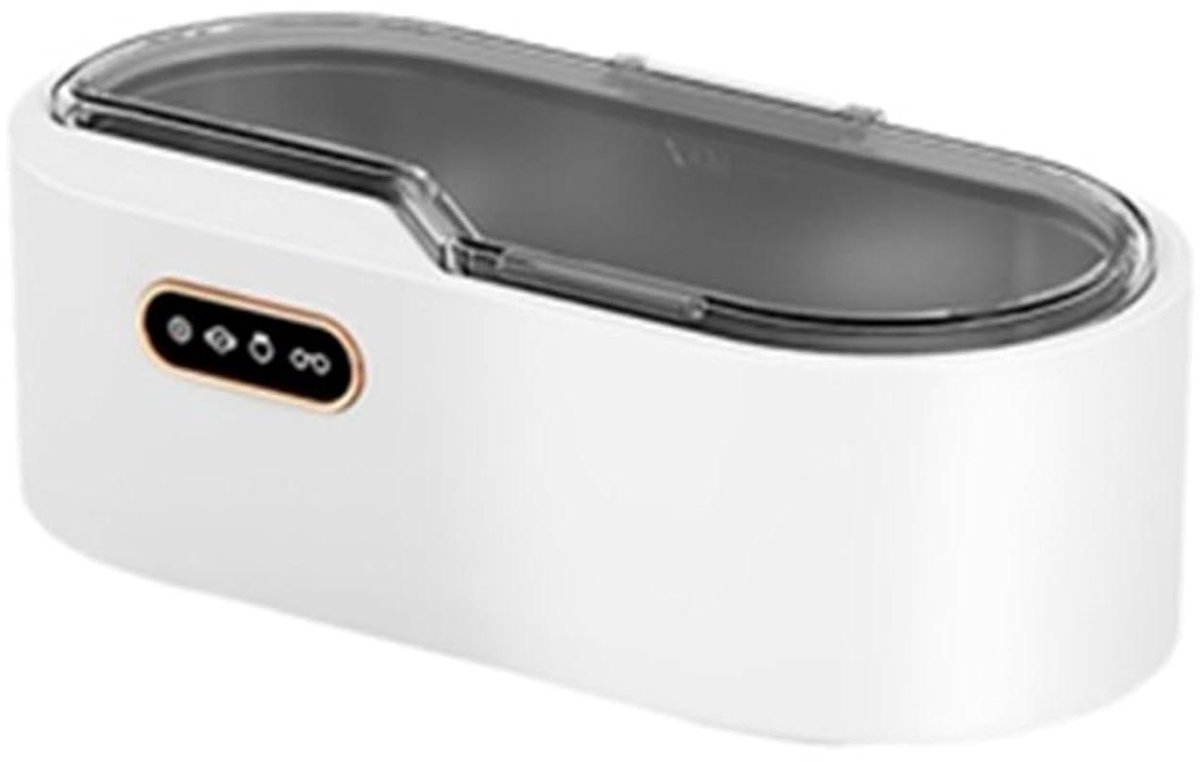 Ultrasoon Reiniger - Schoonmaakapparaat - Hygiënisch Reinigen - 45000 Hz Frequentie - 450 ml - Wit