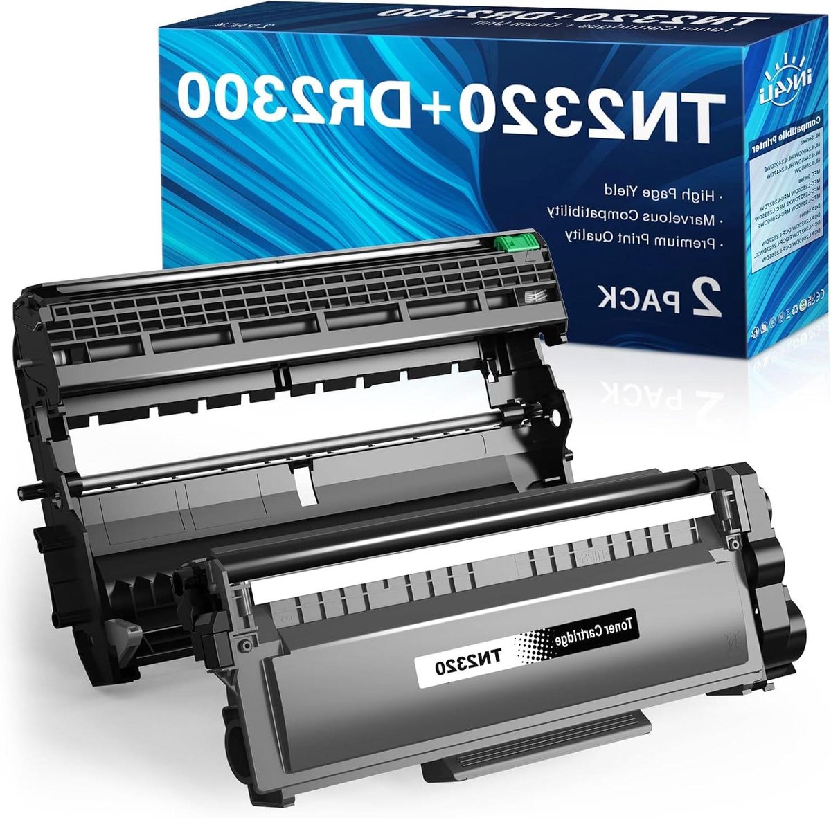 Toner en Trommel - Printer Supplies - Documenten Printen - Set Compleet - Niet Dubbelzijdig - Zwart