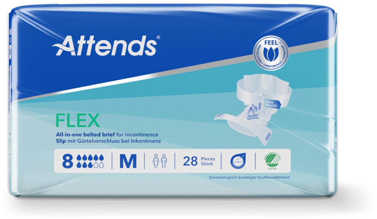 Attends - Flex Medium 8 - 4 x 28 stuks - Voordeelverpakking