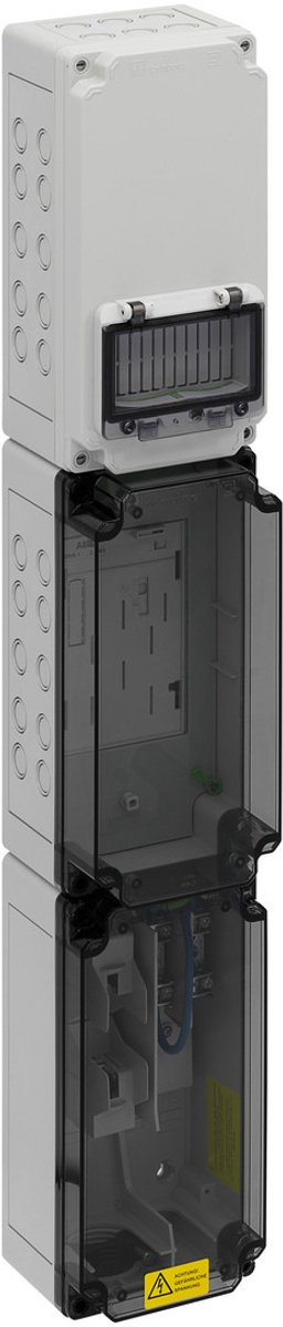 Spelsberg meterkast, beschermingsgraad IP54/IP65, slagvastheid IK07, beschermingsklasse II, nominale isolatiespanning 400V AC, halogeenvrij, 75951001