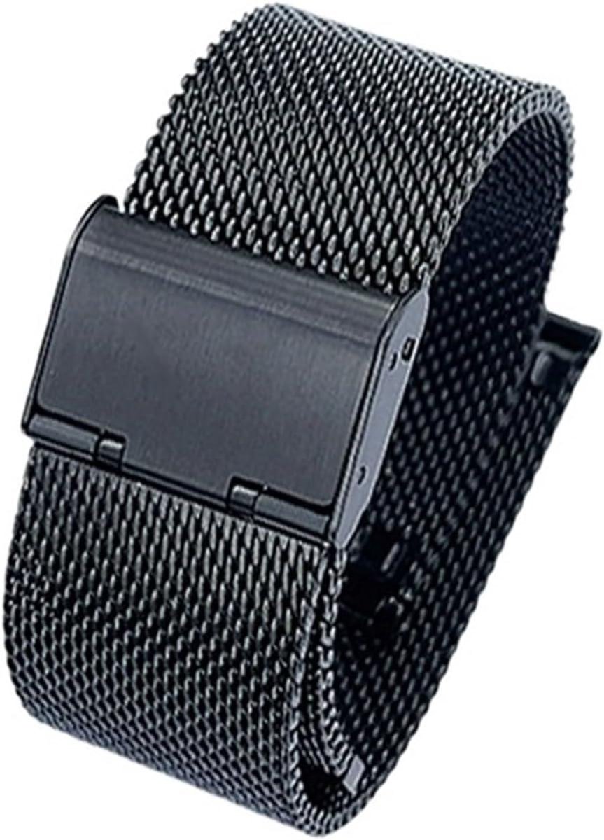 Metal Mesh Band - Verstelbare Horlogeband - Dagelijks Gebruik - Snelle Bevestiging - Unisex - Zilver