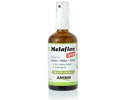 Anibio Melaflon vacht spray bescherming tegen vlooien -teken en mijten voor honden en katten 100 ml