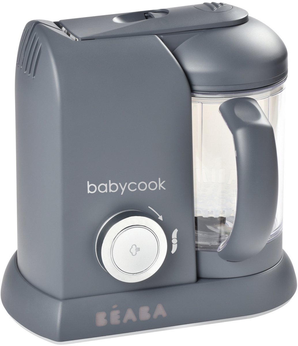 Béaba babycook solo foodprocessor - 4-in-1 stoomkoker en blender voor babyvoeding - klaar in 15 minuten met behoud van vitamines - ruime kom van 1100 ml - inclusief spatel, filterd