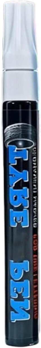 Banden Markeerstiften - Verf Pen - Voertuig Decoratie - Snel Drogend - 14 x 2 cm - Wit