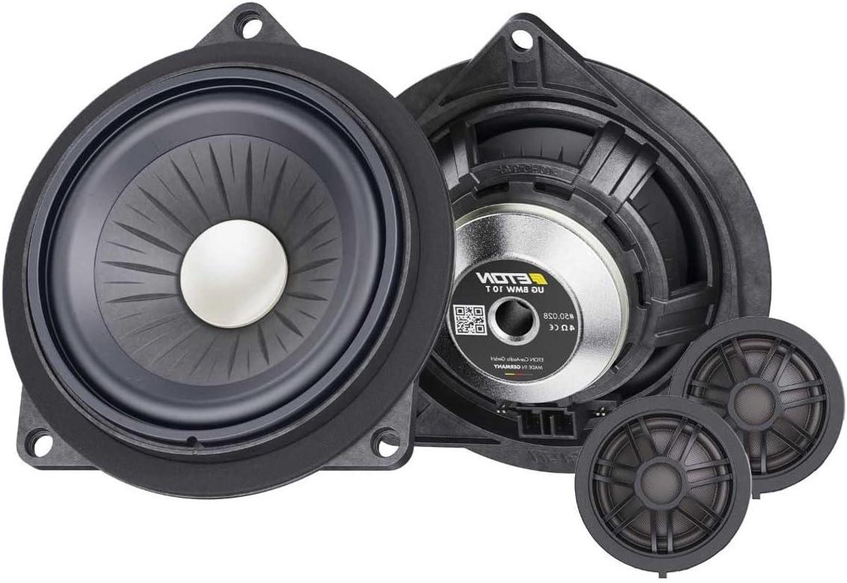 Component Systeem - Autoluidsprekers - Auto Geluid - Plug & Play - 10 cm - Zwart