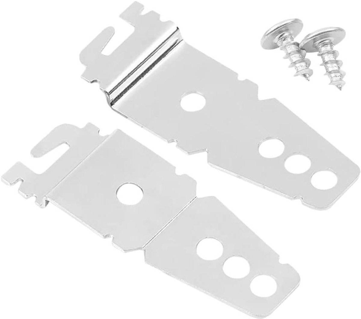 Vaatwasser Bevestiging - Keuken Accessoires - Stabiele Installatie - Eenvoudige Montage - 2 Stuks - Zilver