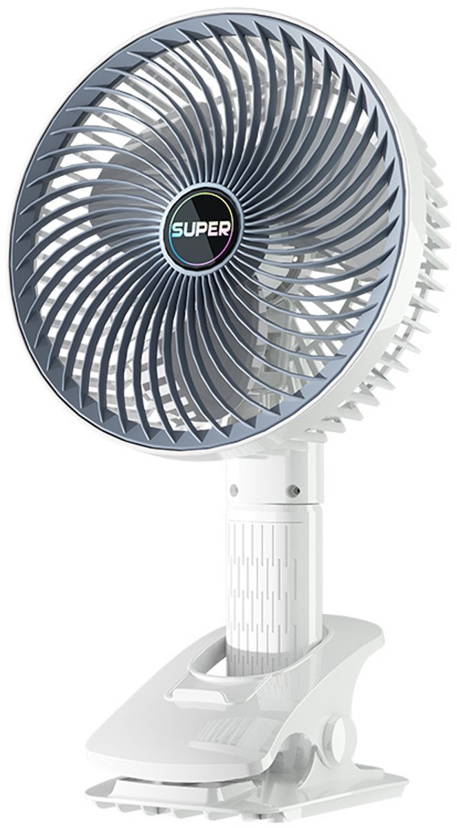 carmdering - Handventilator - Draagbare Reisventilator - USB Oplaadbare Ventilator - Drie Snelheden - Stille Werking - Duurzaam Plastic - Lichtgewicht Design - Voor Binnen En Buiten - 1 Stuk