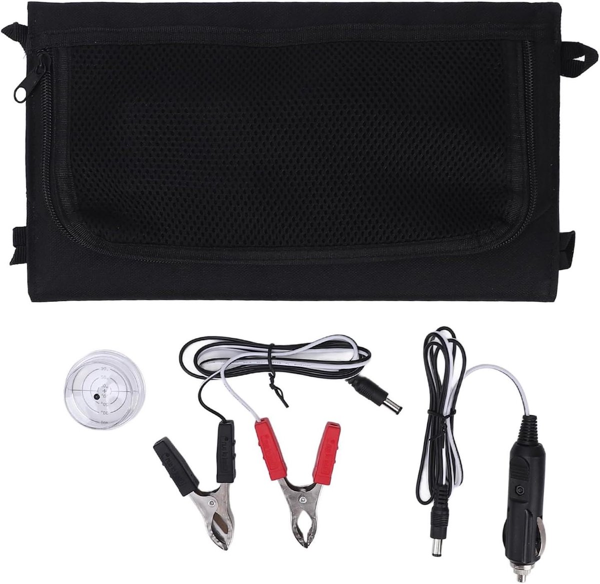 Opvouwbaar Zonnepaneel - Draagbare Oplader - Buiten Opladen - PD Snel Opladen - 30W - Zwart