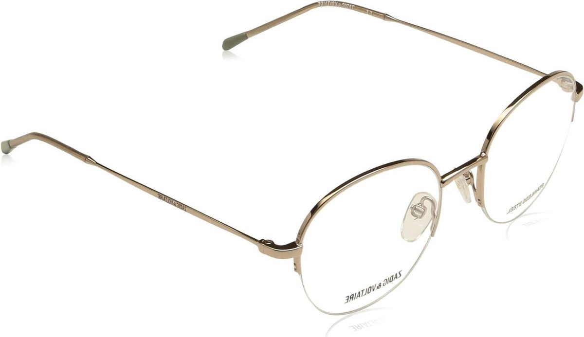 Dames Brilmontuur - Brillen Dames - Mode Accessoire - Glanzend Metaal - 49/140/19 - Rood Goud