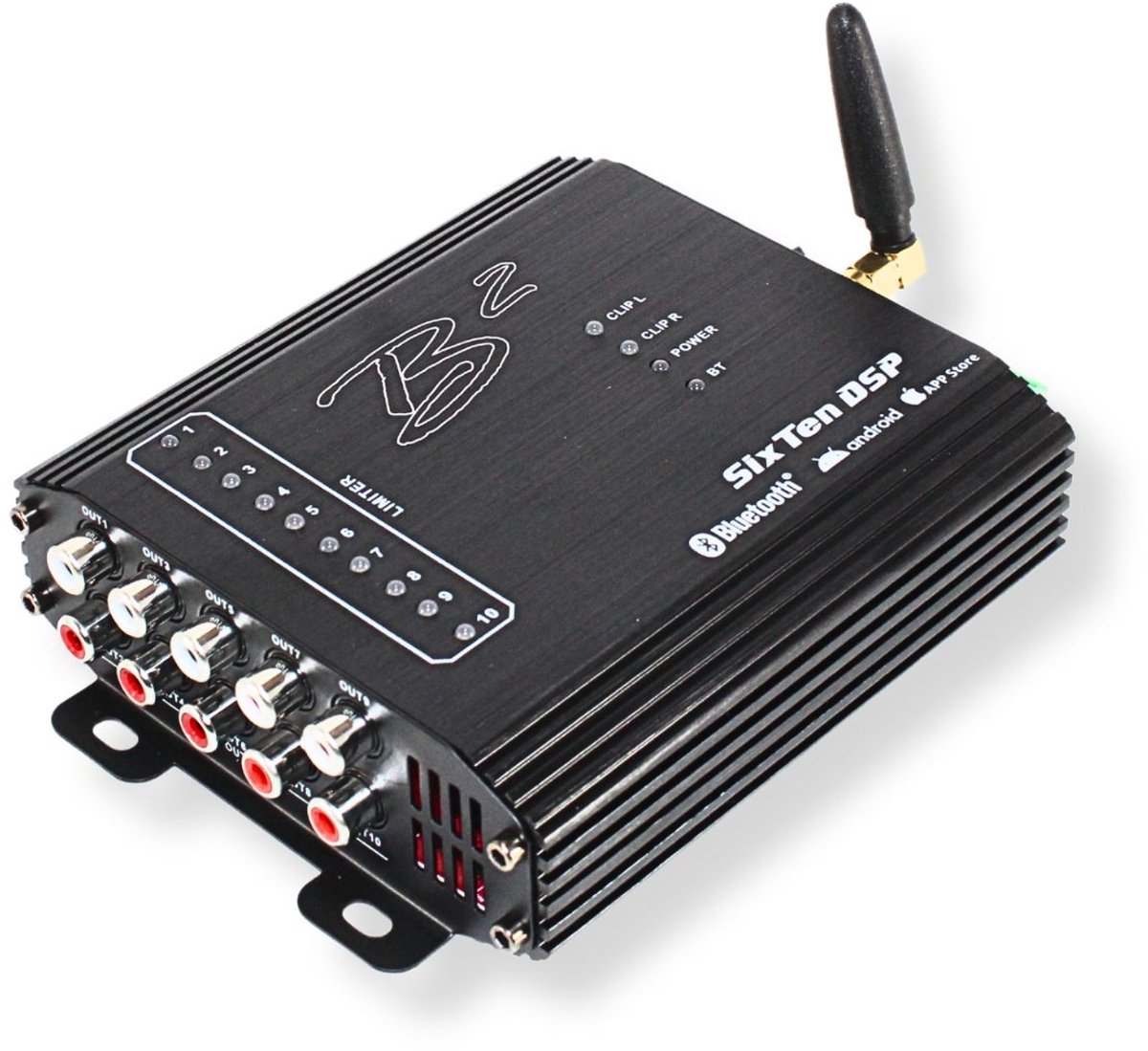 B2 Audio SIXTEN DSP 10 Kanaals BT met IOS / Android App Auto Digital Sound Processor / Car Audio / 12V DC