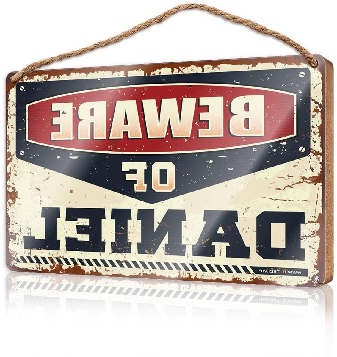 Houten Welkom Teken - Veranda Decoratie - Huis Verfraaien - Massief Houten Plaquette - 23x35cm - Meerkleurig