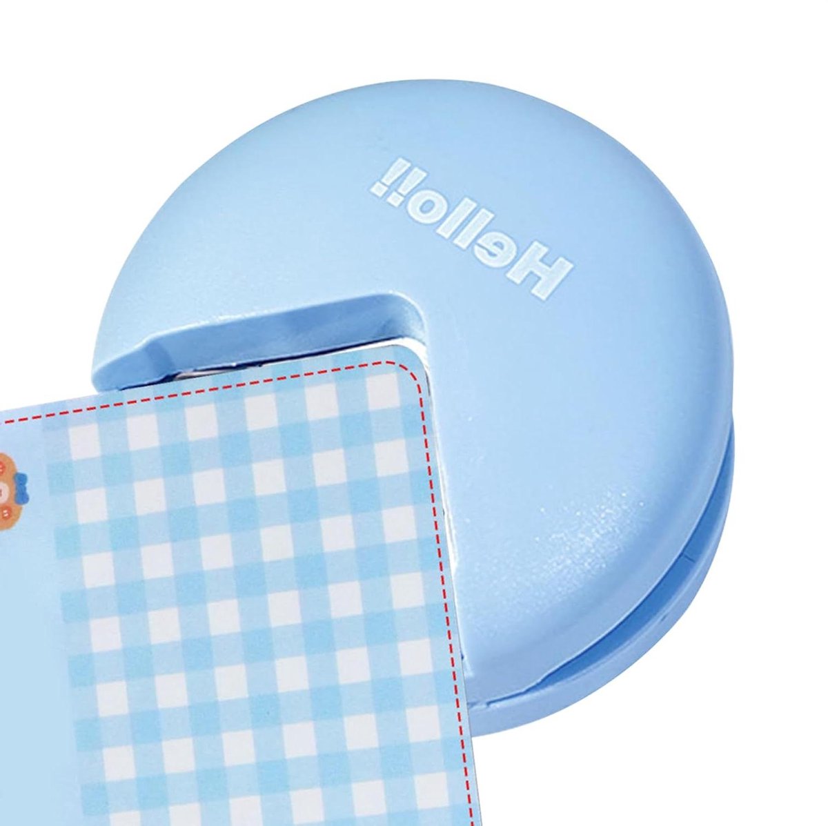 Hoeksnijder Papier - Ronde Snijder - Kaarten Maken - Ergonomische Handsnijder - 4 mm Radius - Blauw