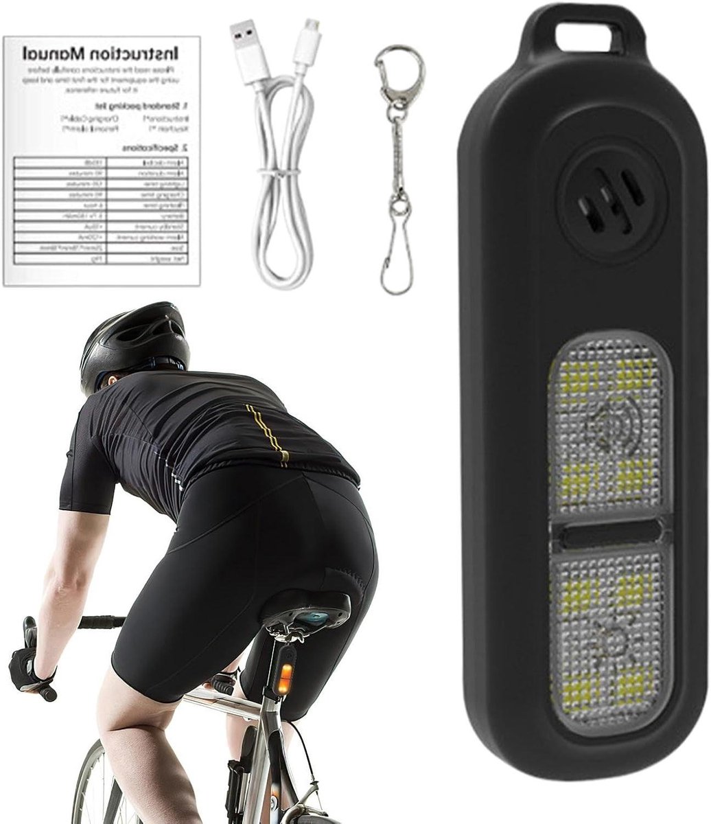 Persoonlijk Alarm - Veiligheidssirene - Zelfverdediging - 130dB Geluid - 8.5x6x2 cm - Zwart