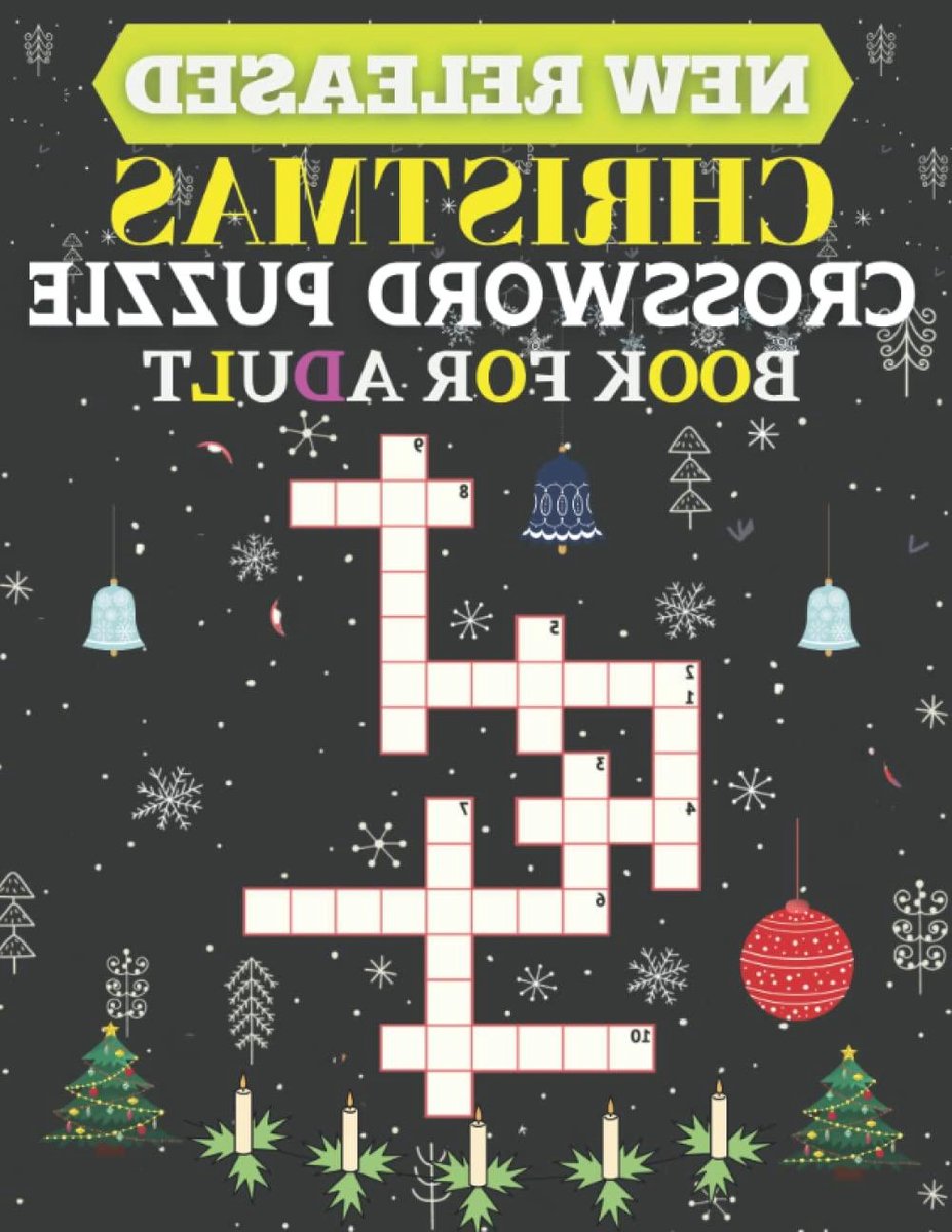 Kerst Puzzelboek - Woordspel Boek - Ontspanning Thuis - 120+ Puzzels - Groot Formaat - Kleurrijk