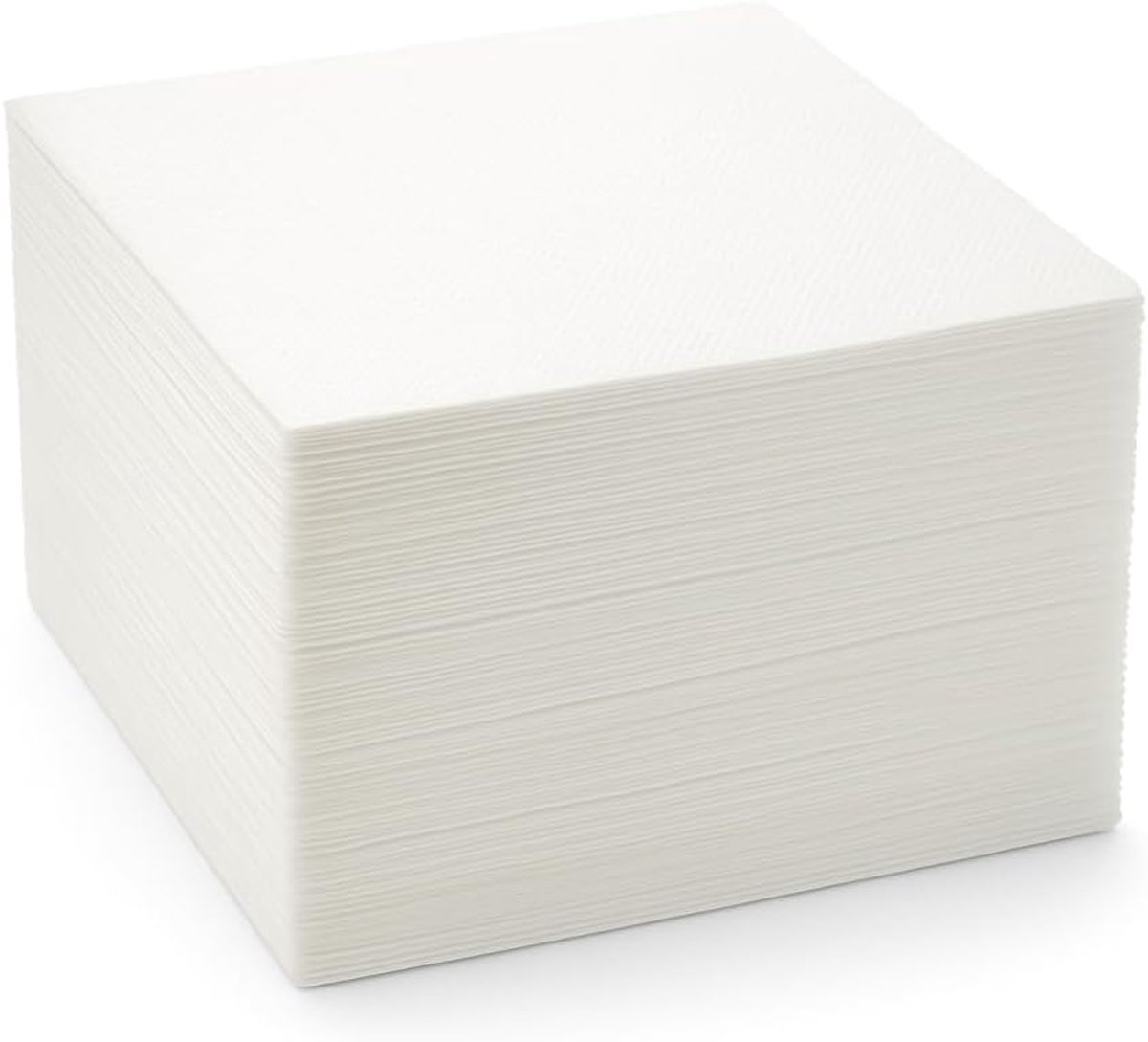 Servetten Papieren - Servetten - Tafel Servetten - Papier - Papieren Wegwerp Servetjes - Feestservetten - Voorjaar Servetten - Lunch/Diner Tafel Decoratie - Wit - 100 Stuks - van Imperatoris