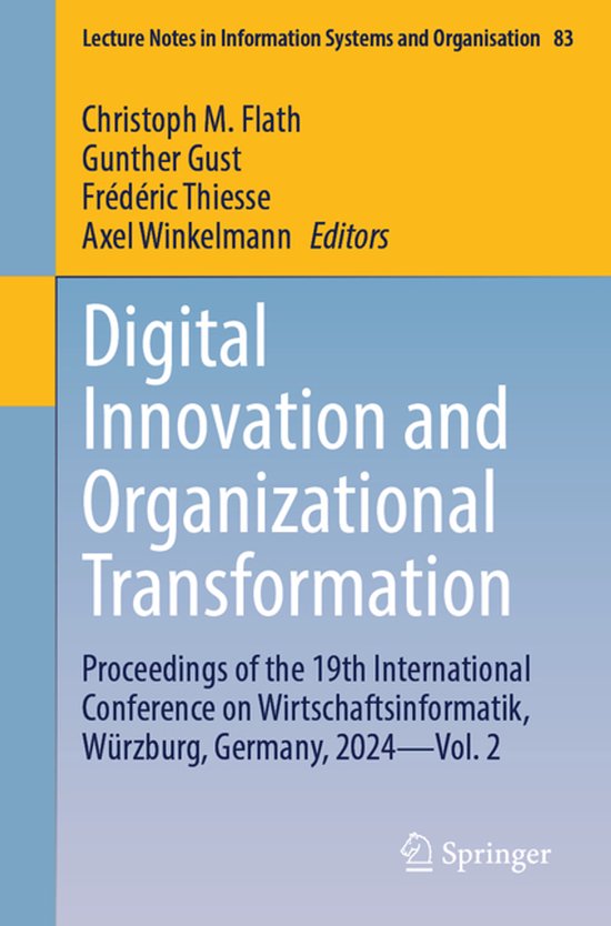Lecture Notes in Information Systems and Organisation83- Dig ... - cover