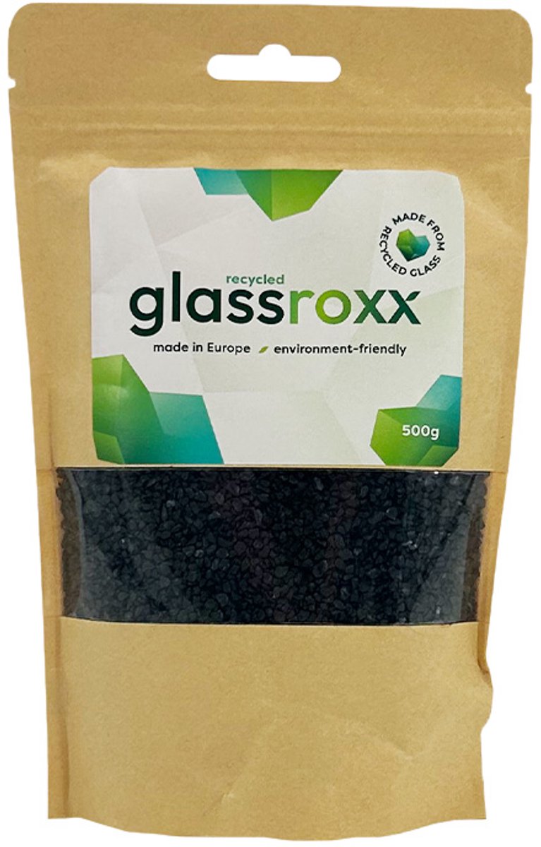GlassRoxx Small Gitzwart zakje 500gr
