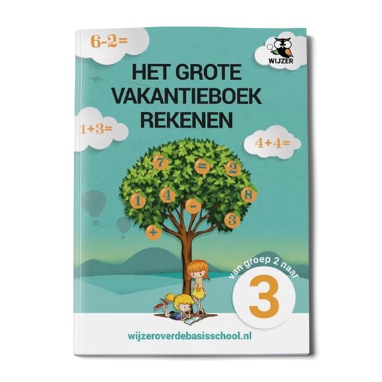 Vakantieboek Rekenen van groep 2 naar groep 3 + Leren Lezen Kaarten - Editie zomer 2026 - Wijzer over de Basisschool