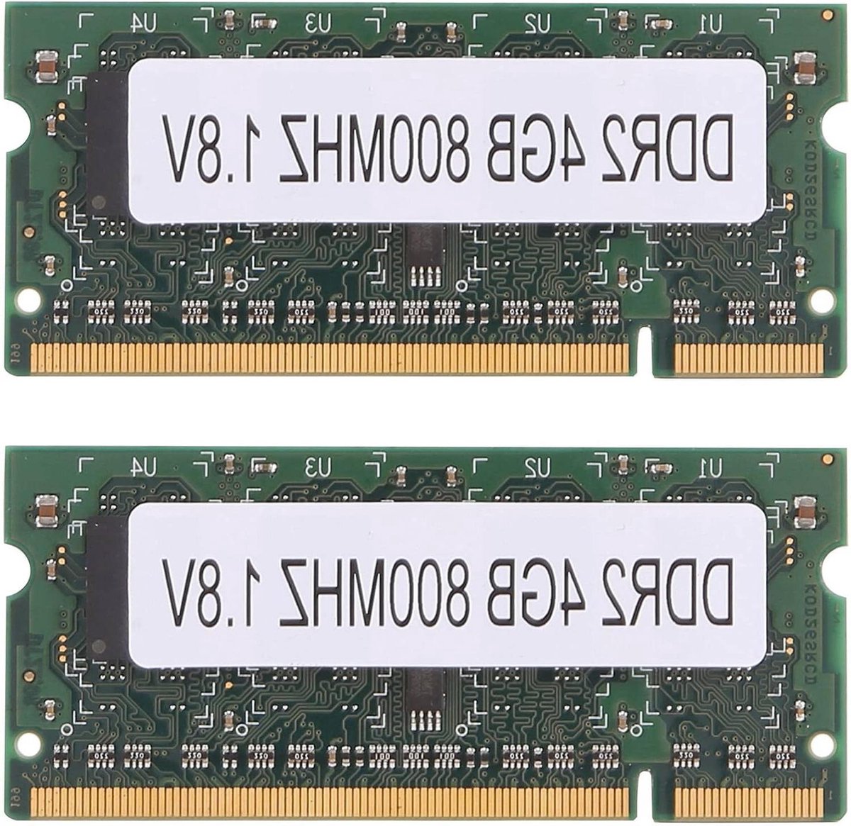 2 stuks DDR2 4 GB 800 MHz laptop RAM PC2 6400 2RX8 200 Pin SODIMM voor laptop geheugen