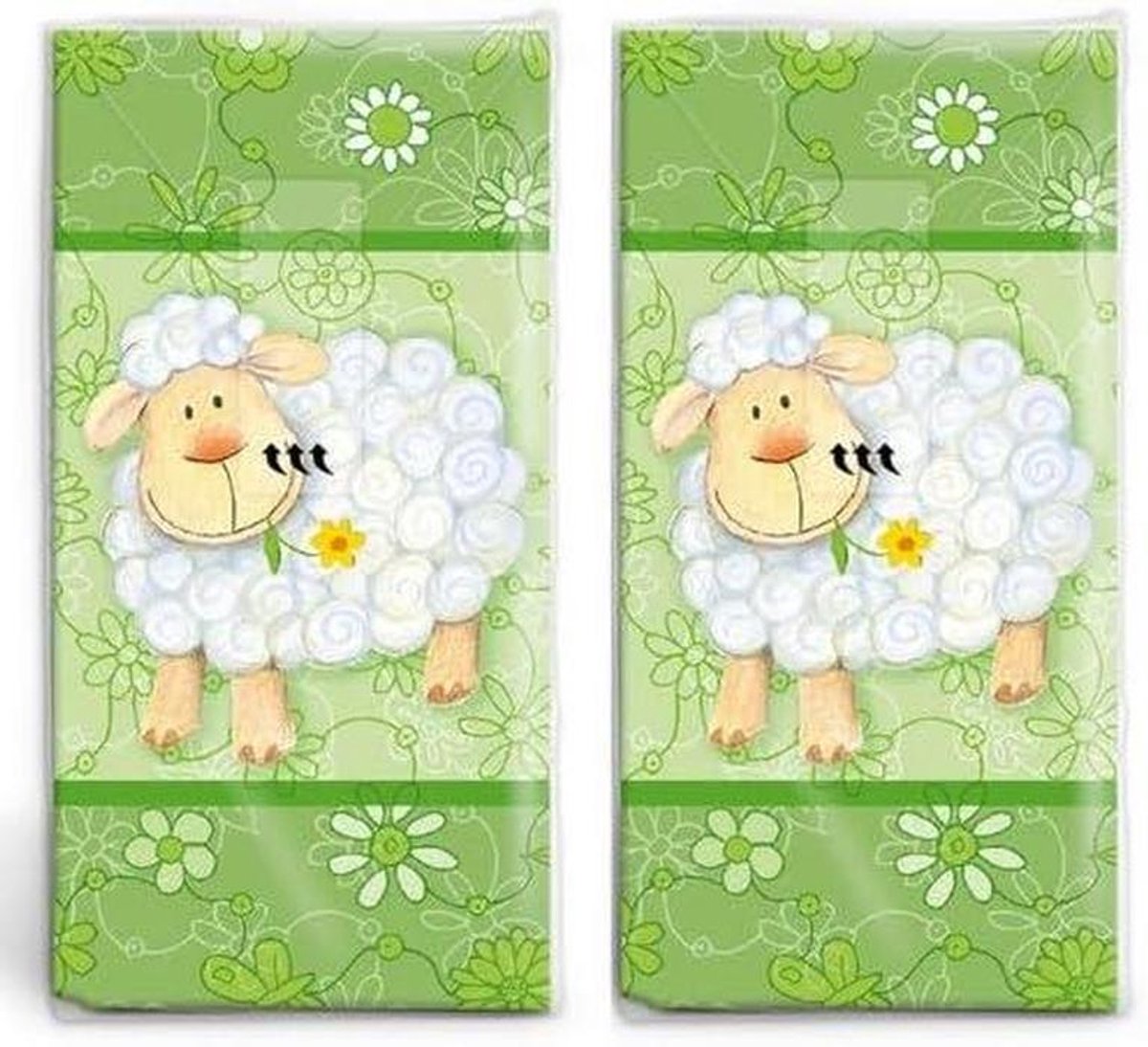 Zakdoeken Dierenthema - Papieren zakdoekjes - Kleine attentie - Biologisch afbreekbaar - 10 stuks - Multicolor