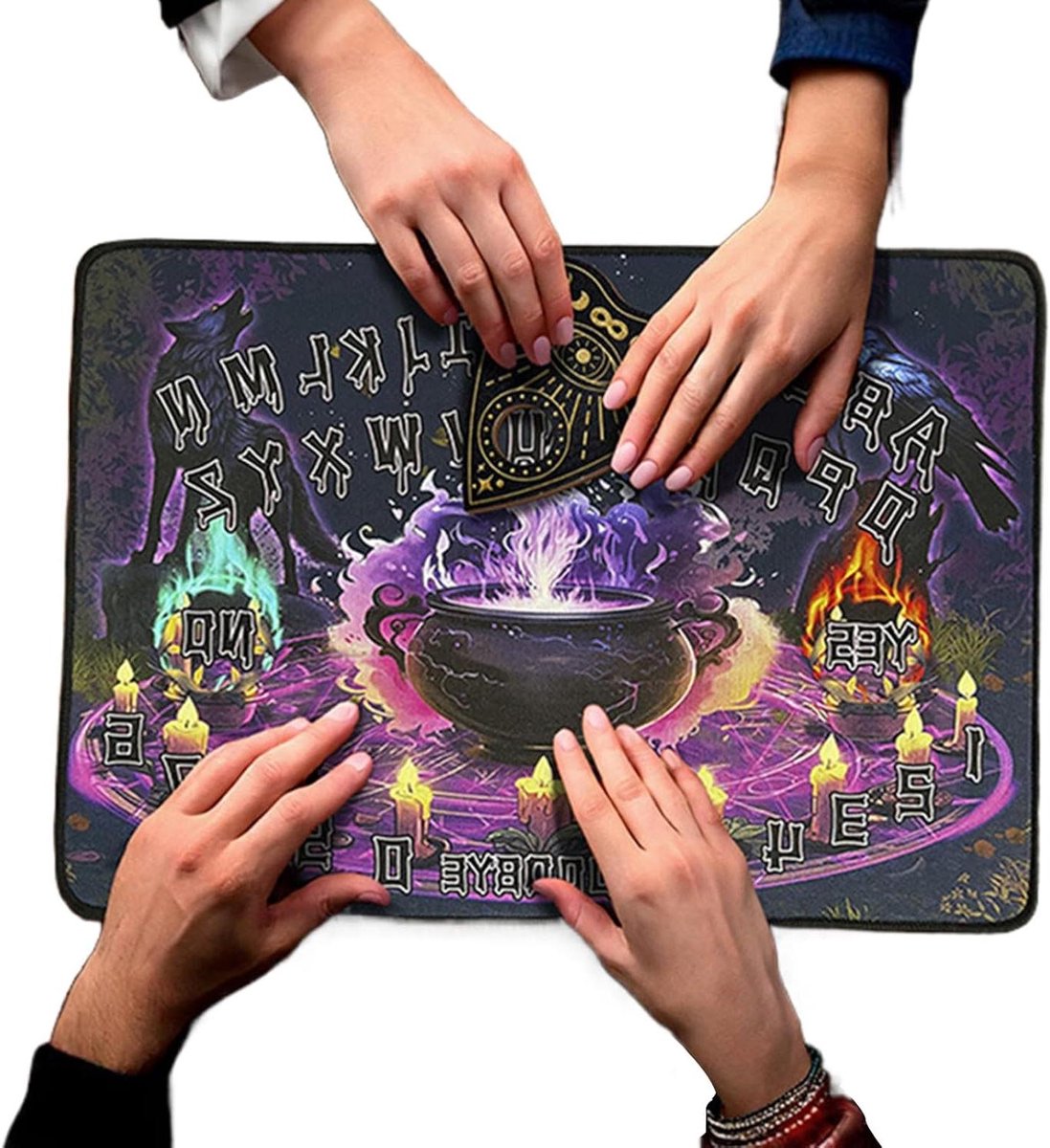 Divinatiehulpmiddelen - Spiritistenbord Waarzegbord - Spiritualiteit Ontdekken - Duurzaam Rubber Materiaal - 27x38 cm - Niet gespecificeerd
