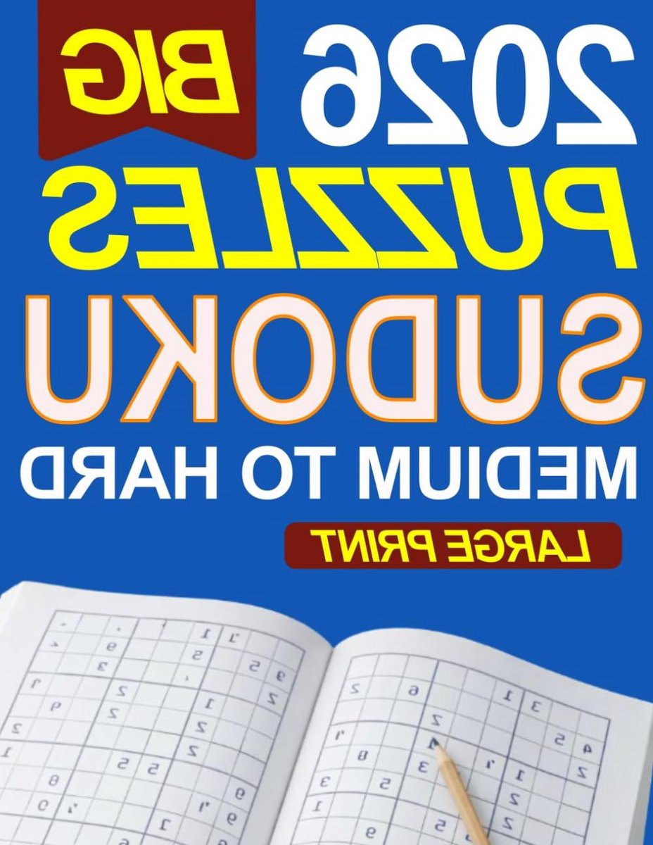Sudoku Boek - Puzzelboek Volwassenen - Hersentraining Logica - Grote Cijfers - 103 Pagina's - Niet gespecificeerd