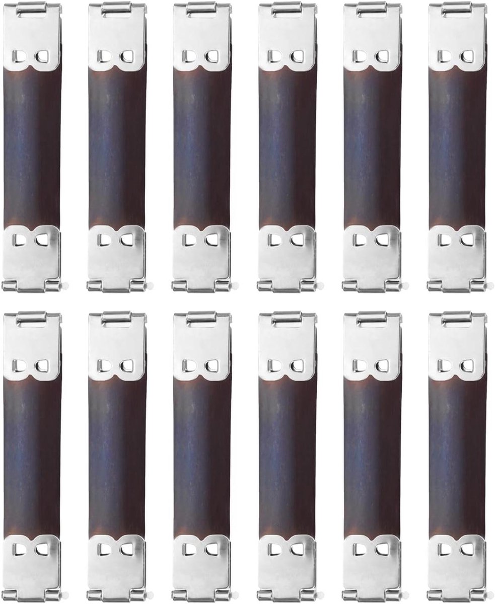 Flex Frames - Portemonnee Sluitingen - Handgemaakte Tassen - Met Veersluiting - 7 cm - Zilverkleurig
