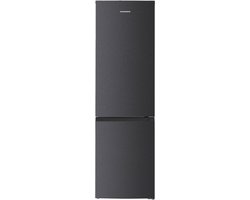 Heinner Koel-vriescombinatie 253 liter – No Frost – Vrijstaand – 39 dB – Energielabel E – Supervriezen – Antracietgrijs – Inverter – 5 jaar garantie