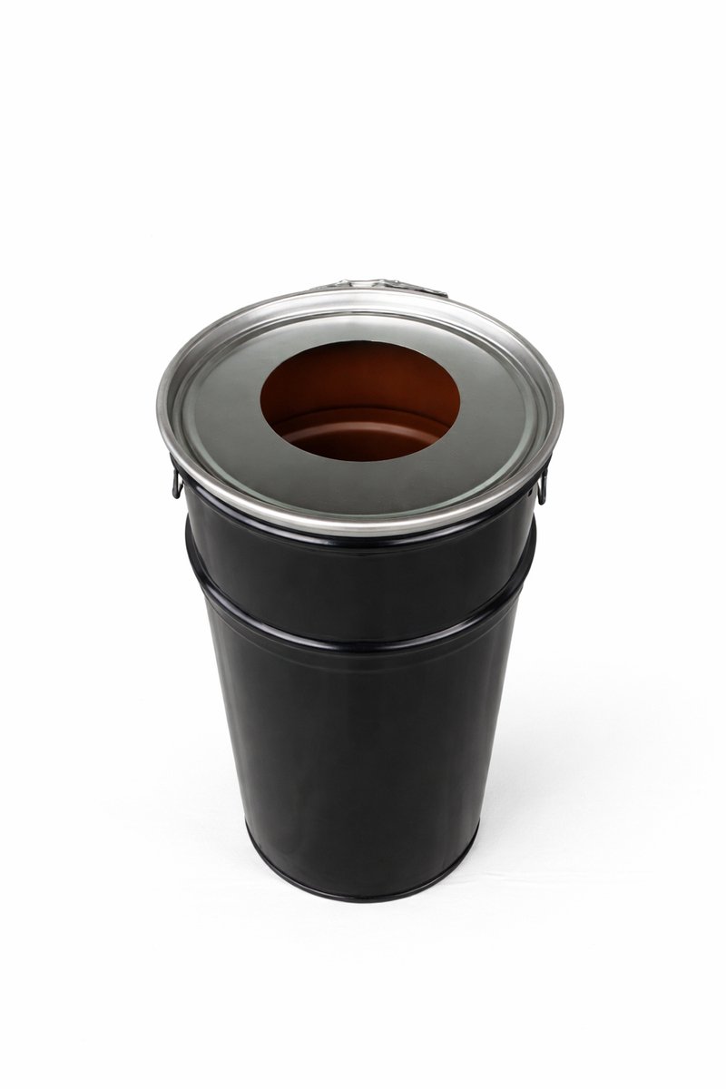 Prullenbak BinBin Black 80 L Hole.