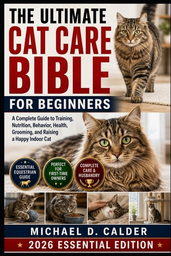 The Ultimate Cat Care Bible for Beginners - cover