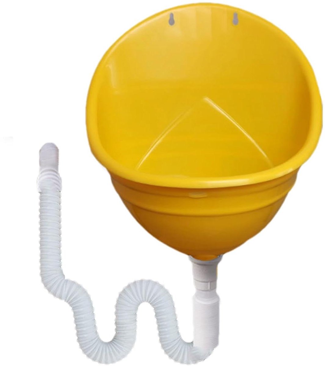 Buitenurinoir Urineomleider - Waterloos Urinoir - Hygiënisch Buiten - Nooit Meer Spoelen - 34 x 31 x 24.5 cm - Wit