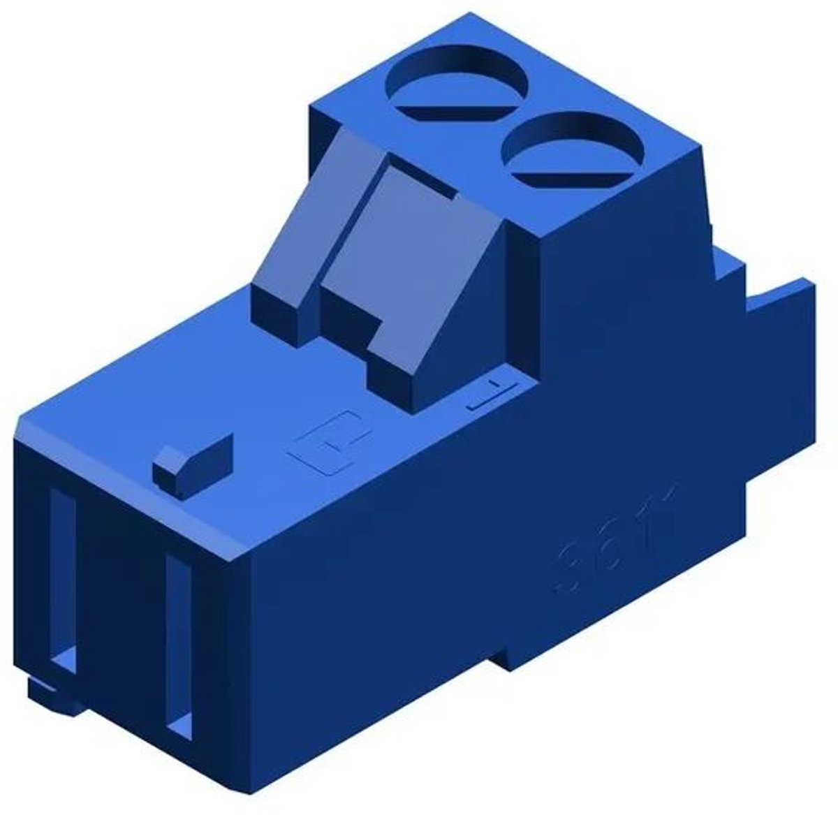 BOSCH Onderdeel TTNR: 7747023963, Aansluitklem 2-polig FA blauw everp, 7747023963