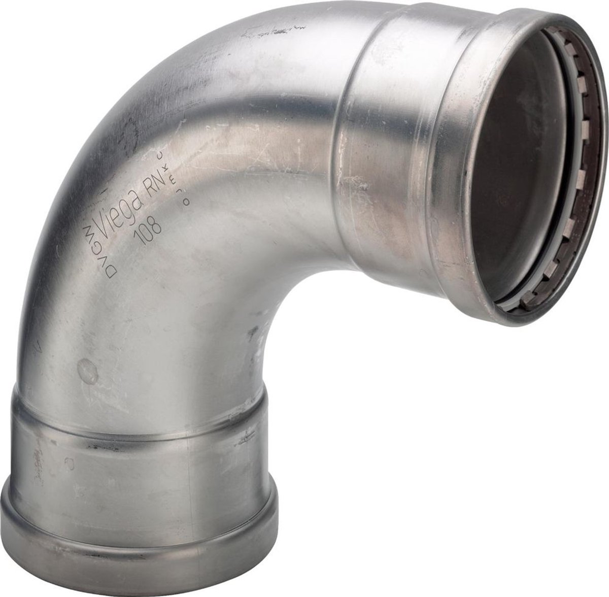 Viega Sanpress Inox XL-bocht 90 SC mof mof 108mm