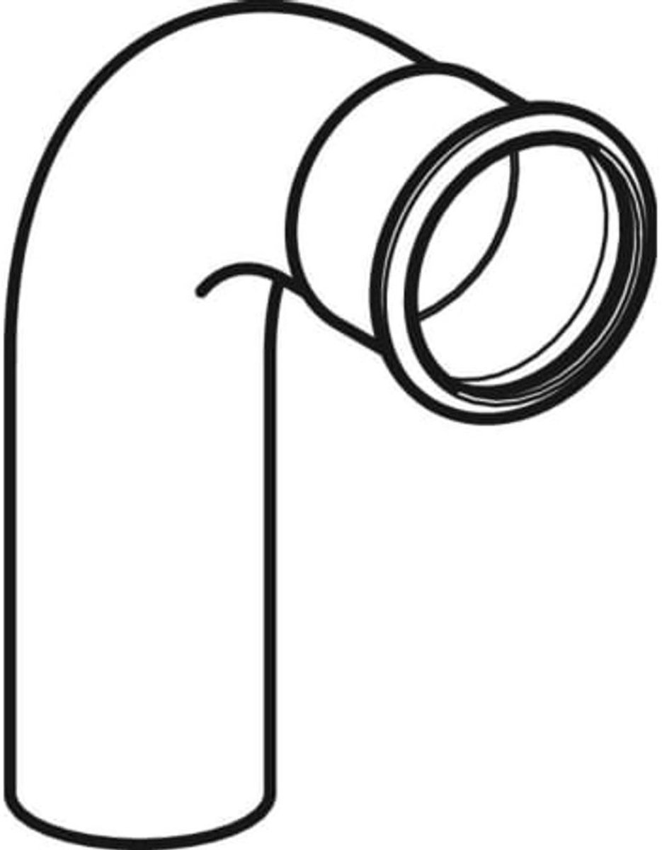 Geberit Mapress C-staal bocht met insteekeinde, DN 10, dø 12 mm, 20701