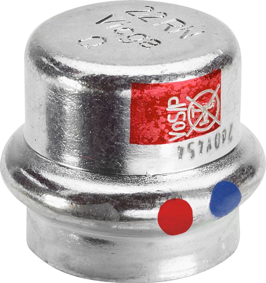 Viega Prestabo LF-kap, d 22mm ongelegeerd staal, verzinkt Model 1156LF, 716769