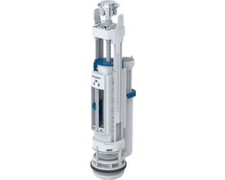 Geberit Toebehoren - Spoelventiel type 290, 1-toets spoeling, glanzend chroom 282.050.21.2