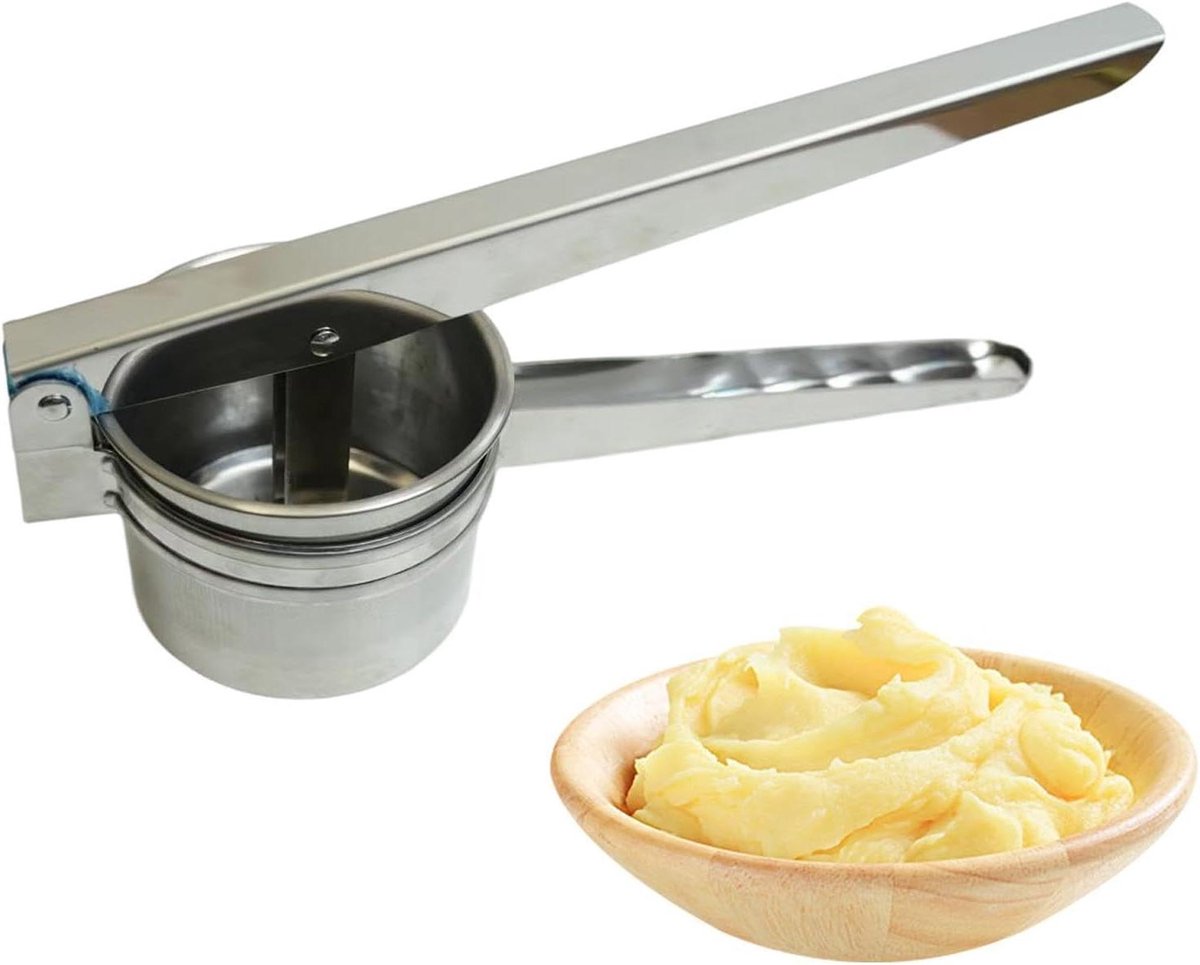 Handpers Citrusvruchten - Keuken Sapcentrifuge - Dranken Bereiden - Robuust RVS Ontwerp - 10x10x10 cm - Zilverkleurig