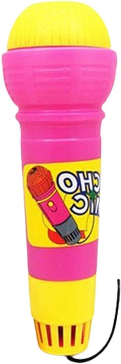 Microfoon Speelgoed - Echo Microfoon - Kinderen Plezier - Stemvervormend - 185 cm Hoog - Willekeurige Kleur