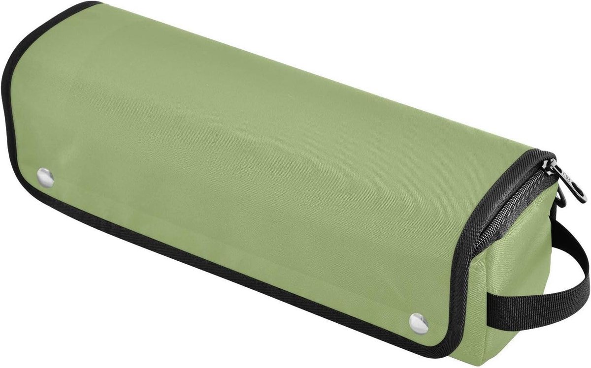 Haargereedschap Organizer - Reistas Stylingtools - Veilig Opbergen - Hittebestendige Pad - 37 x 10 x 10 cm - Pistache Groen