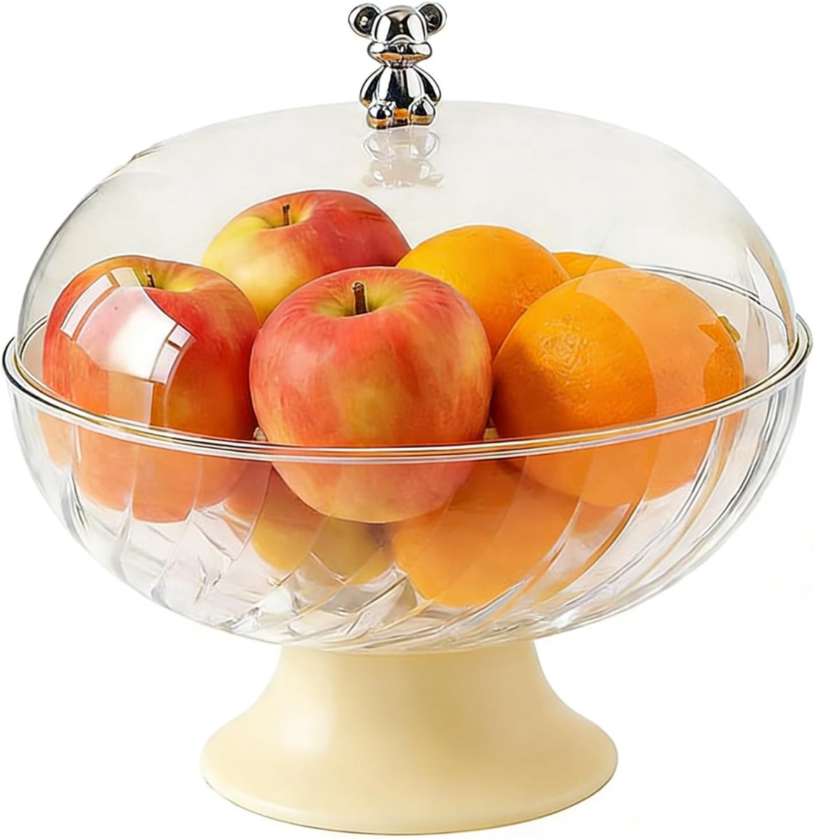 VLSelect®Fruitschaal met vliegenkap - Fruitmand - Fruitbowl - Moderne Serveerschaal